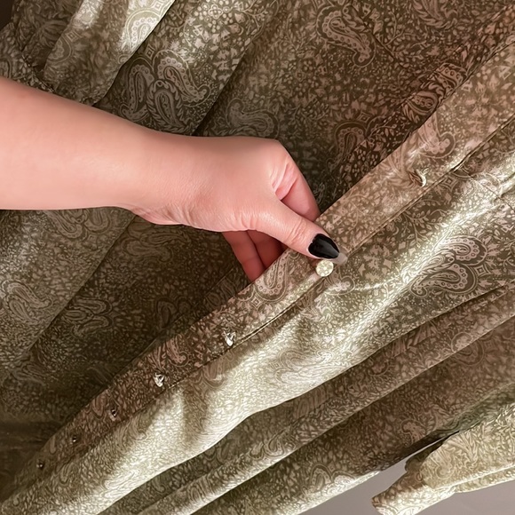 Michael Kors Green Paisley Dress - Picture 3 of 9